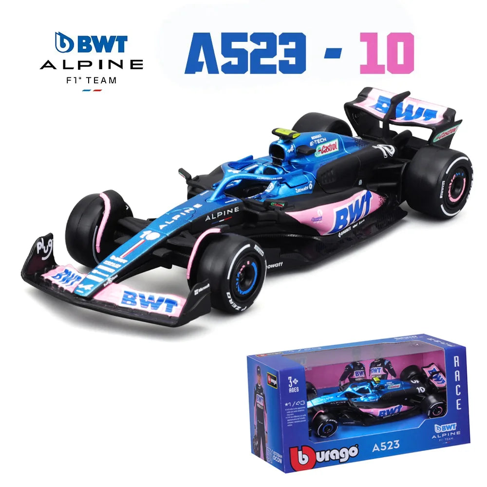 Bburago 1:43 McLaren MCL60 MCL38 Red Bull RB20 RB19  F1 Racing Formula Car Static Simulation Diecast Alloy Model Car