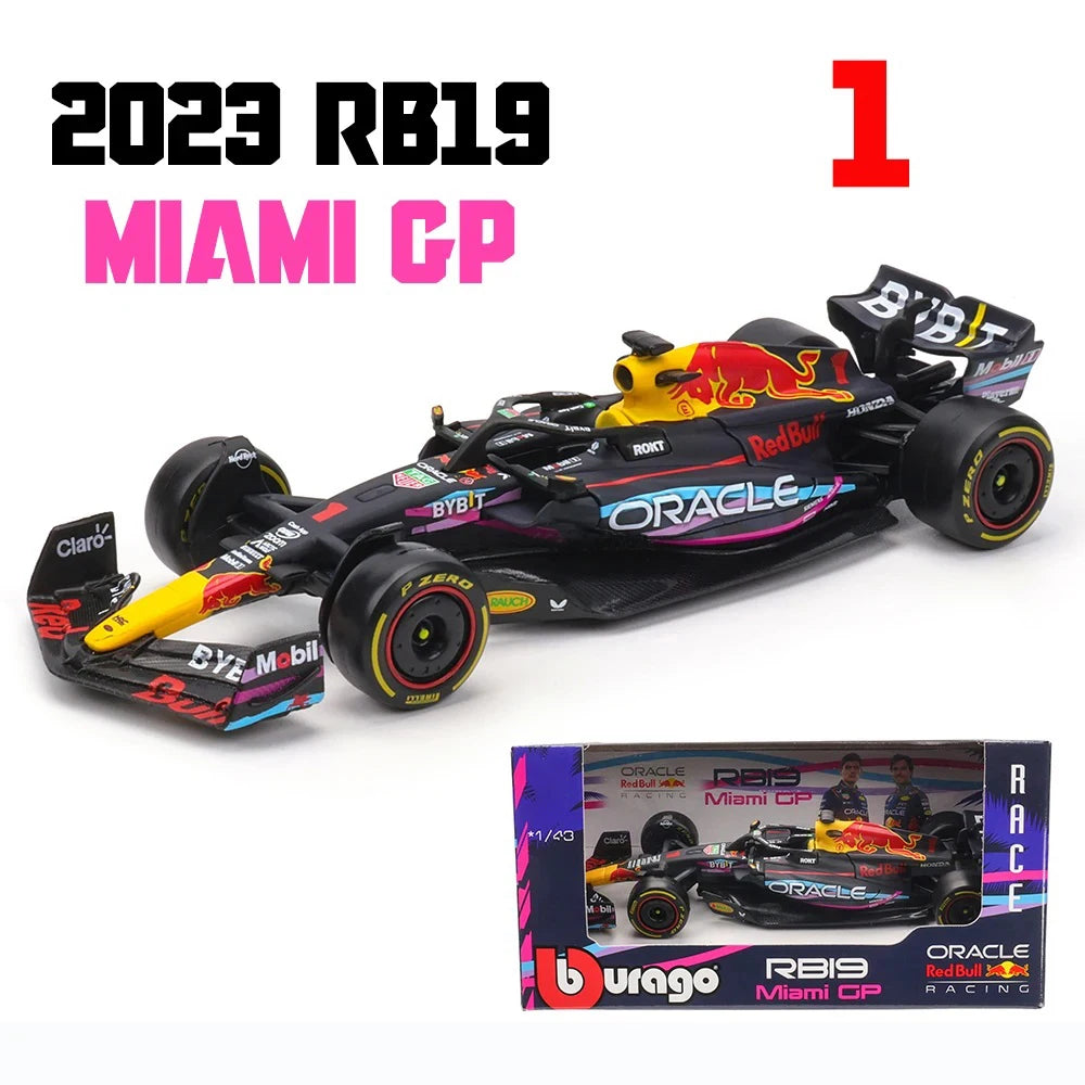 Bburago 1:43 McLaren MCL60 MCL38 Red Bull RB20 RB19  F1 Racing Formula Car Static Simulation Diecast Alloy Model Car