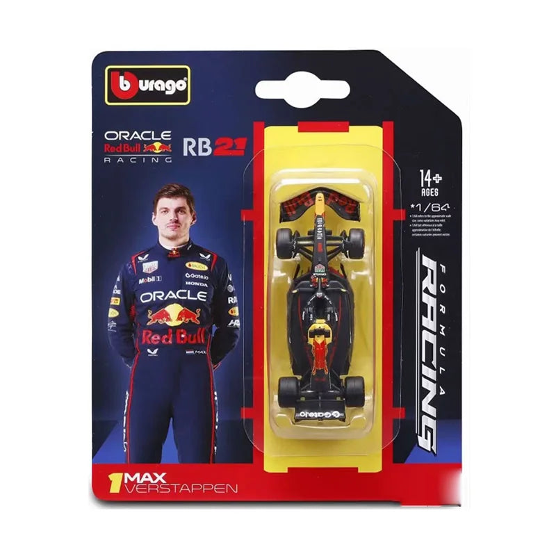 New In Stock Bburago 1:64 2025 F1 Sf-25 Leclerc-#16 Hamilton-#44 Rb21 Verstappen-#1  Mcl39 W16 Alloy Miniature Diecast Model Toy