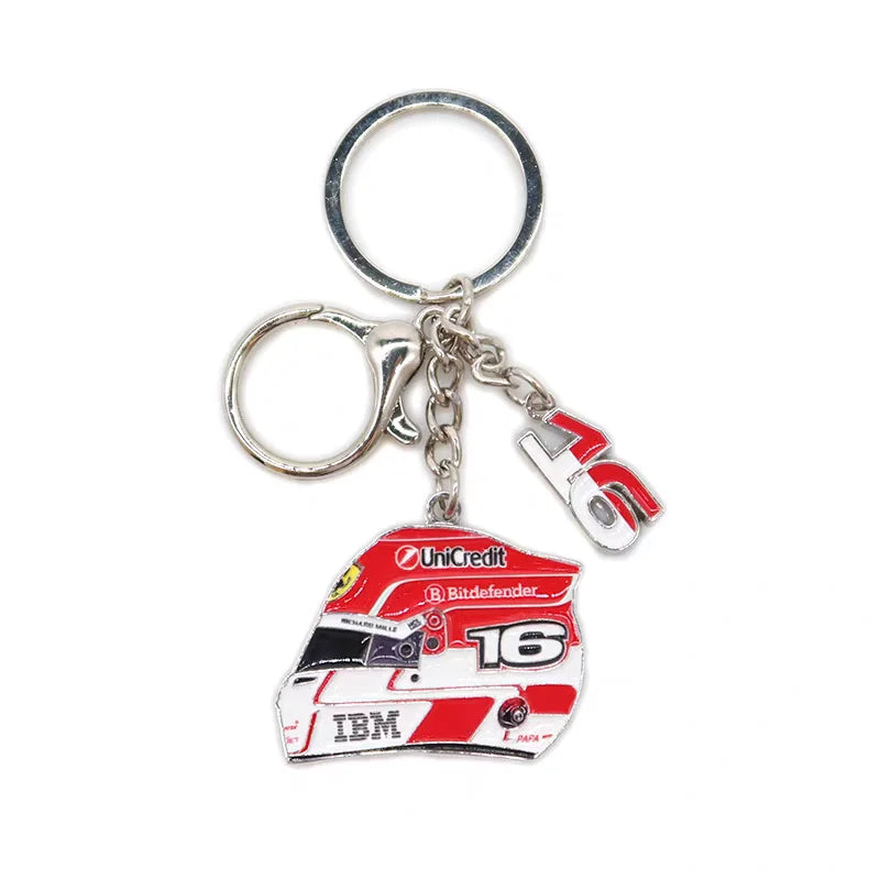 F1 Racing Helmet Keychain