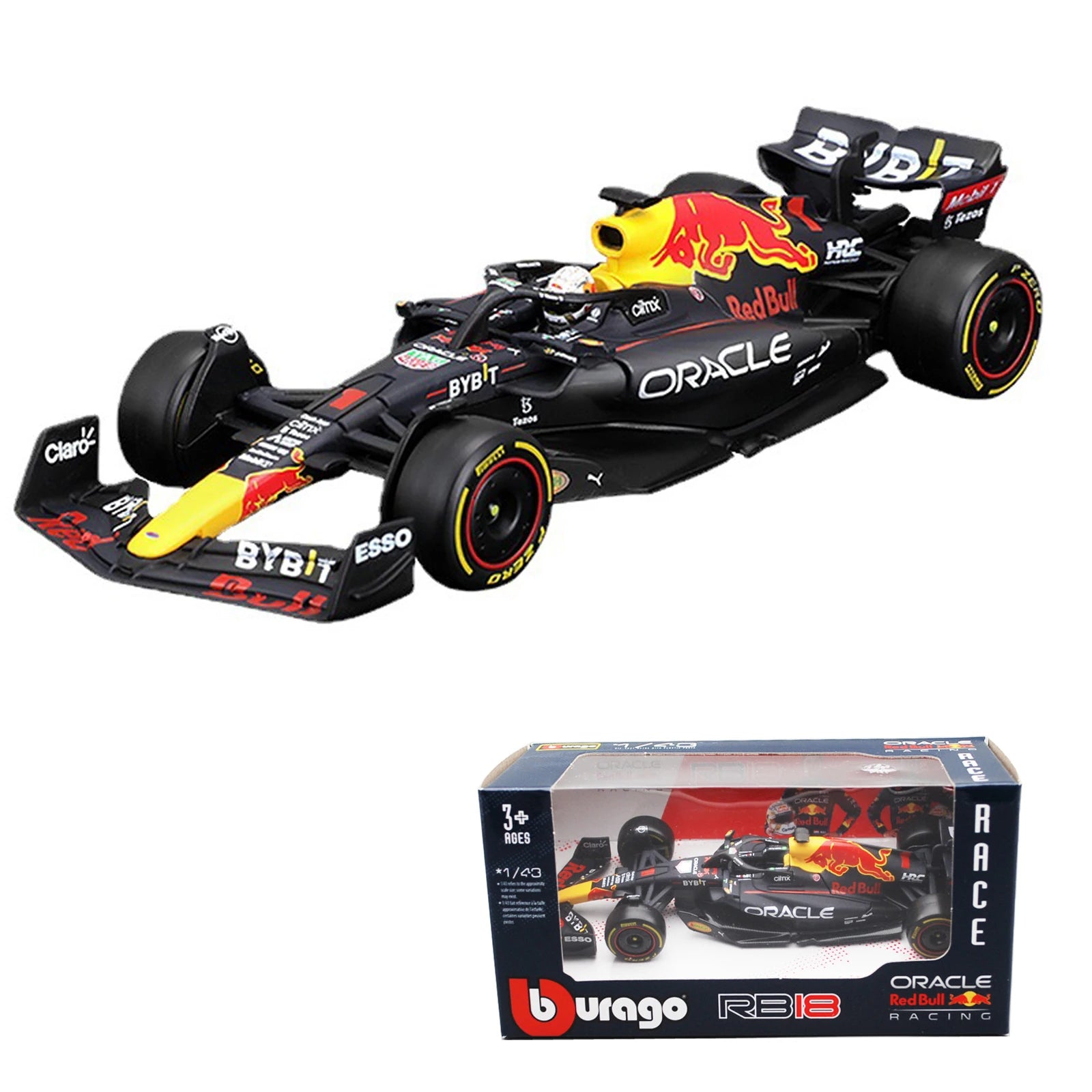 Bburago 1:43 McLaren MCL60 MCL38 Red Bull RB20 RB19  F1 Racing Formula Car Static Simulation Diecast Alloy Model Car