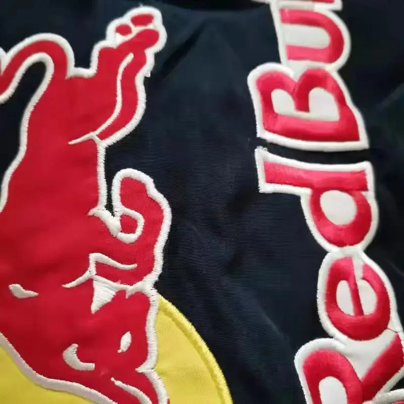 Red Bull Racing Embroidered Motorcycle Jacket