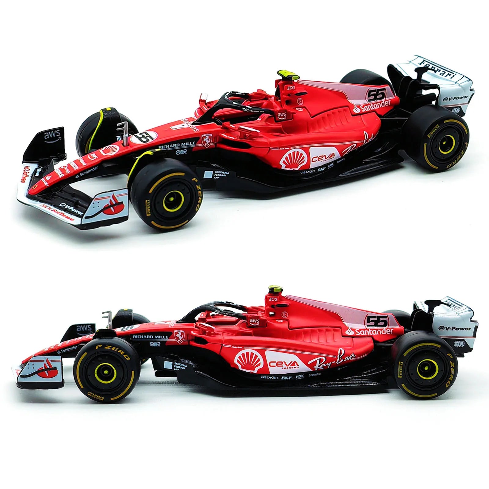 Bburago 1:43 McLaren MCL60 MCL38 Red Bull RB20 RB19  F1 Racing Formula Car Static Simulation Diecast Alloy Model Car