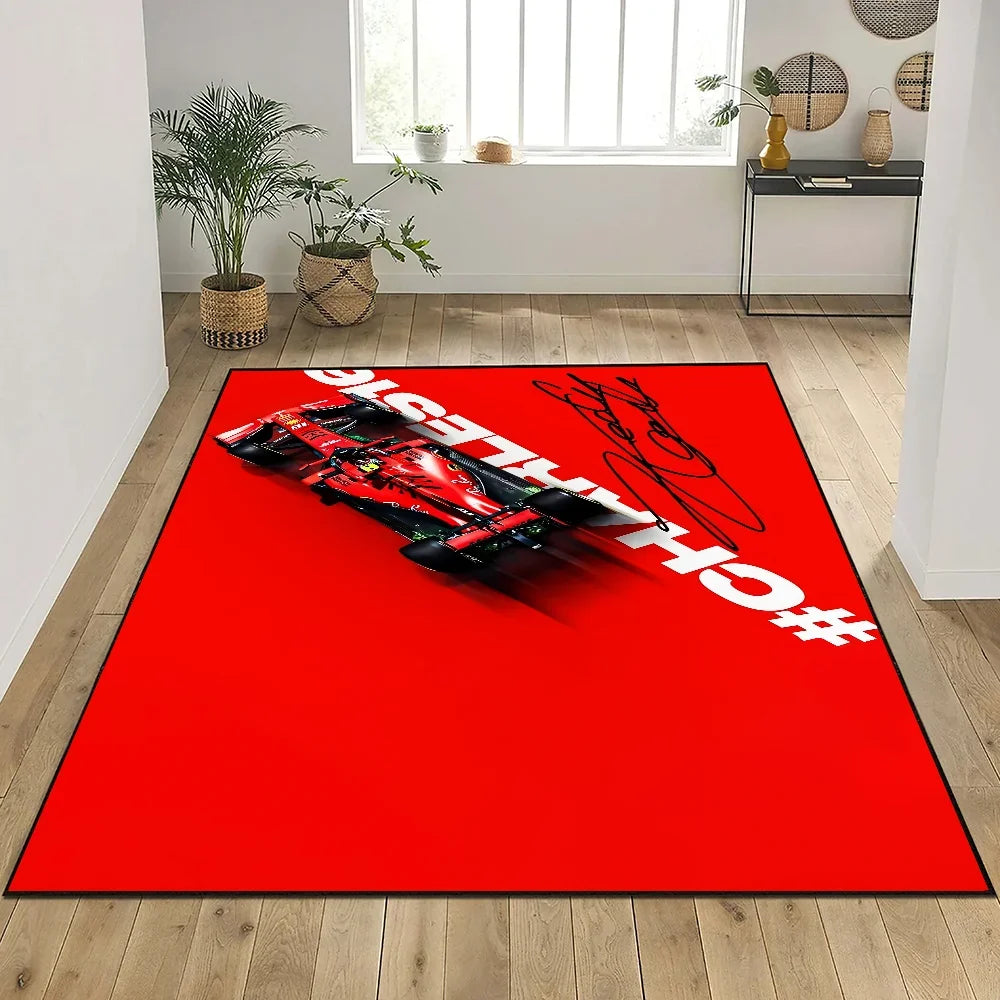 Racer C-Charles L-Leclerc 16 F-F1 Door Mat Entrance Non-slip Washable Kitchen Carpet Living Room Hallway Rug Bathroom Decoration