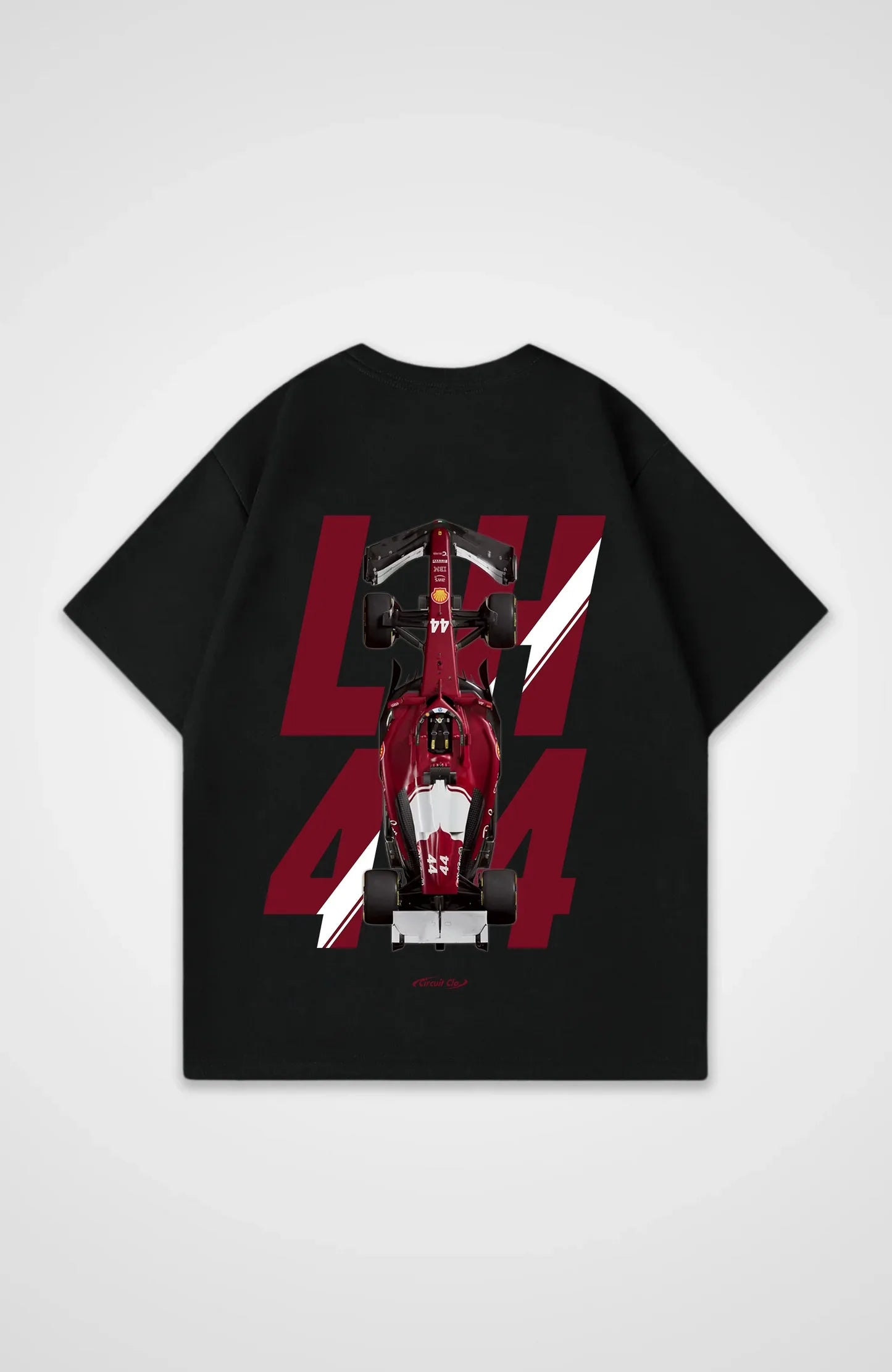 Lewis Hamilton F1 Merch Oversized Shirt Summer Men T-shirts Racer Top Classic F1 Shirt Heavy Cotton Men's Crew Neck Male T-Shirt