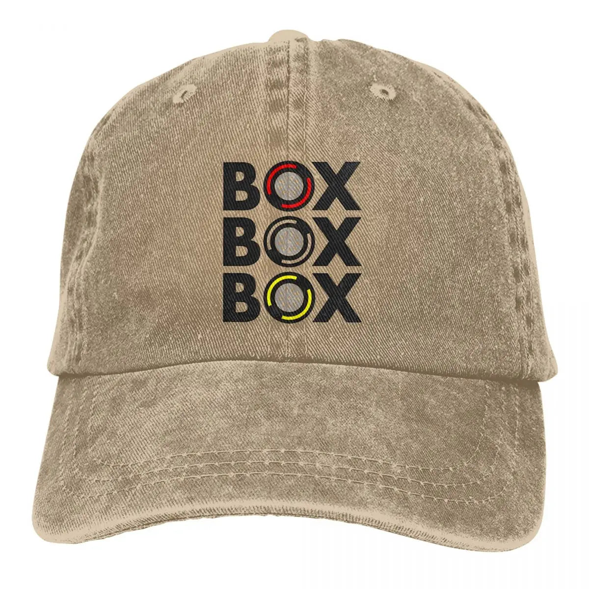 Box Box Box Men Pure Color Baseball Hats F1 Sun Visor Caps Peaked Cap