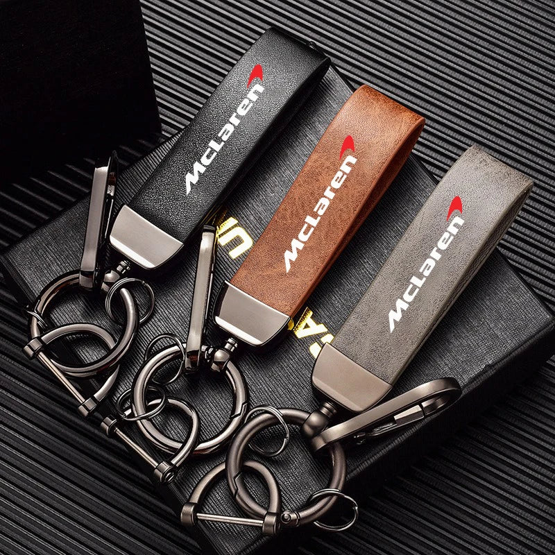 McLaren F1 Leather Keychain