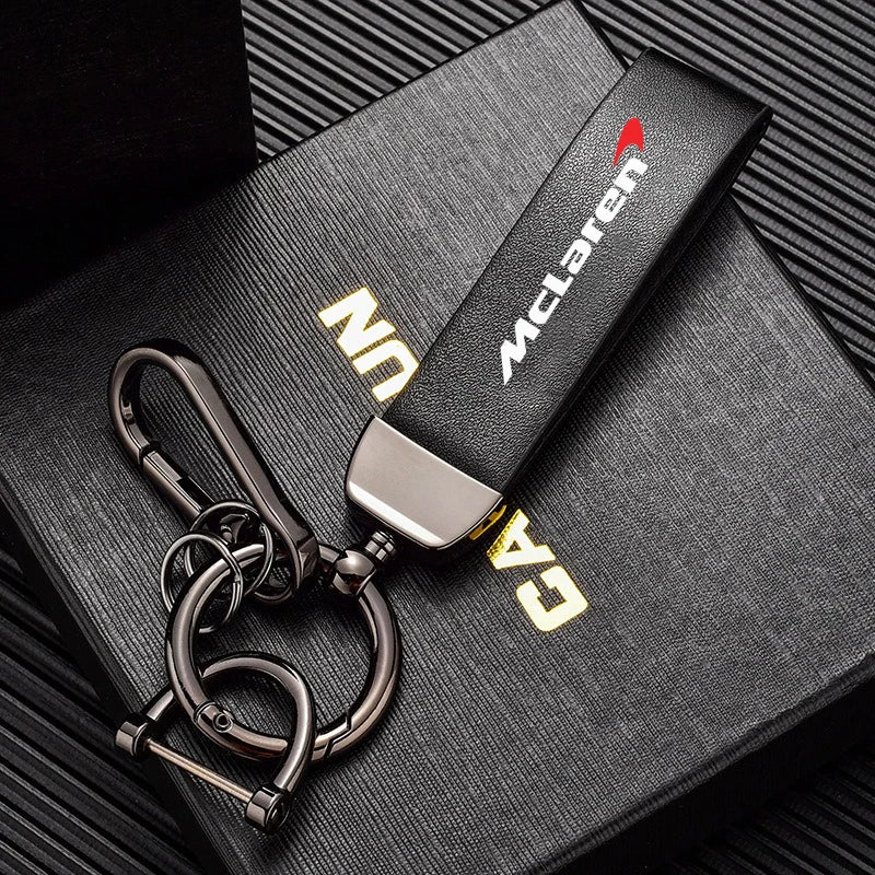 McLaren F1 Leather Keychain