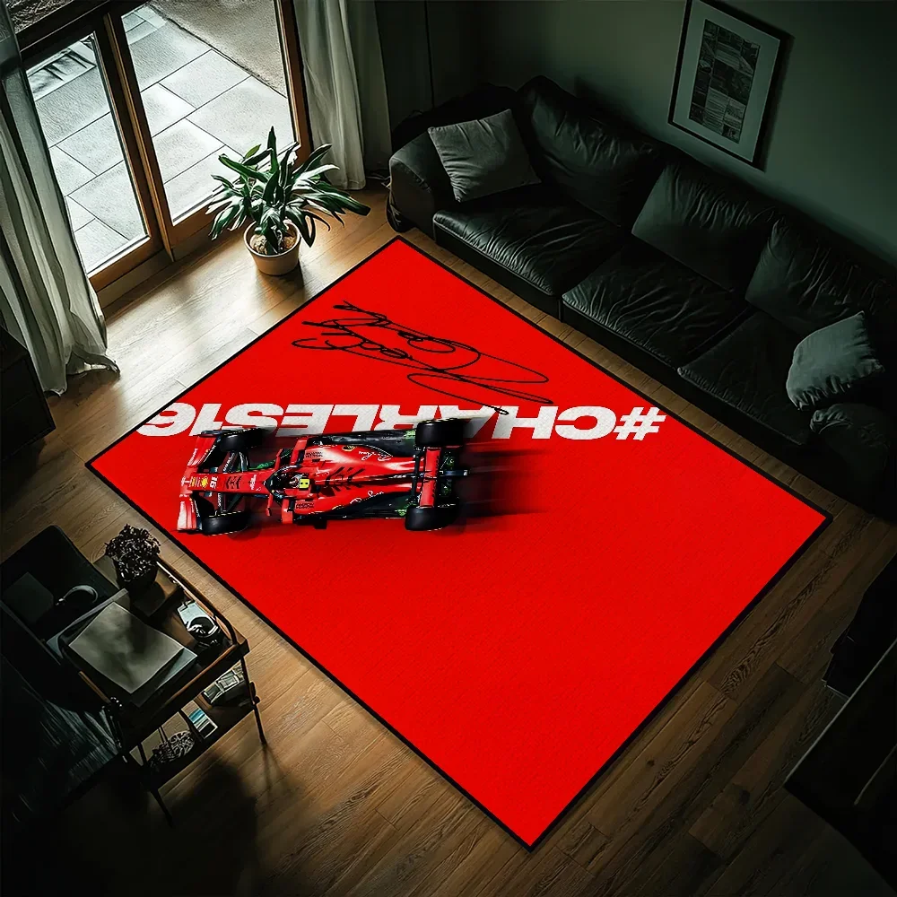 Racer C-Charles L-Leclerc 16 F-F1 Door Mat Entrance Non-slip Washable Kitchen Carpet Living Room Hallway Rug Bathroom Decoration