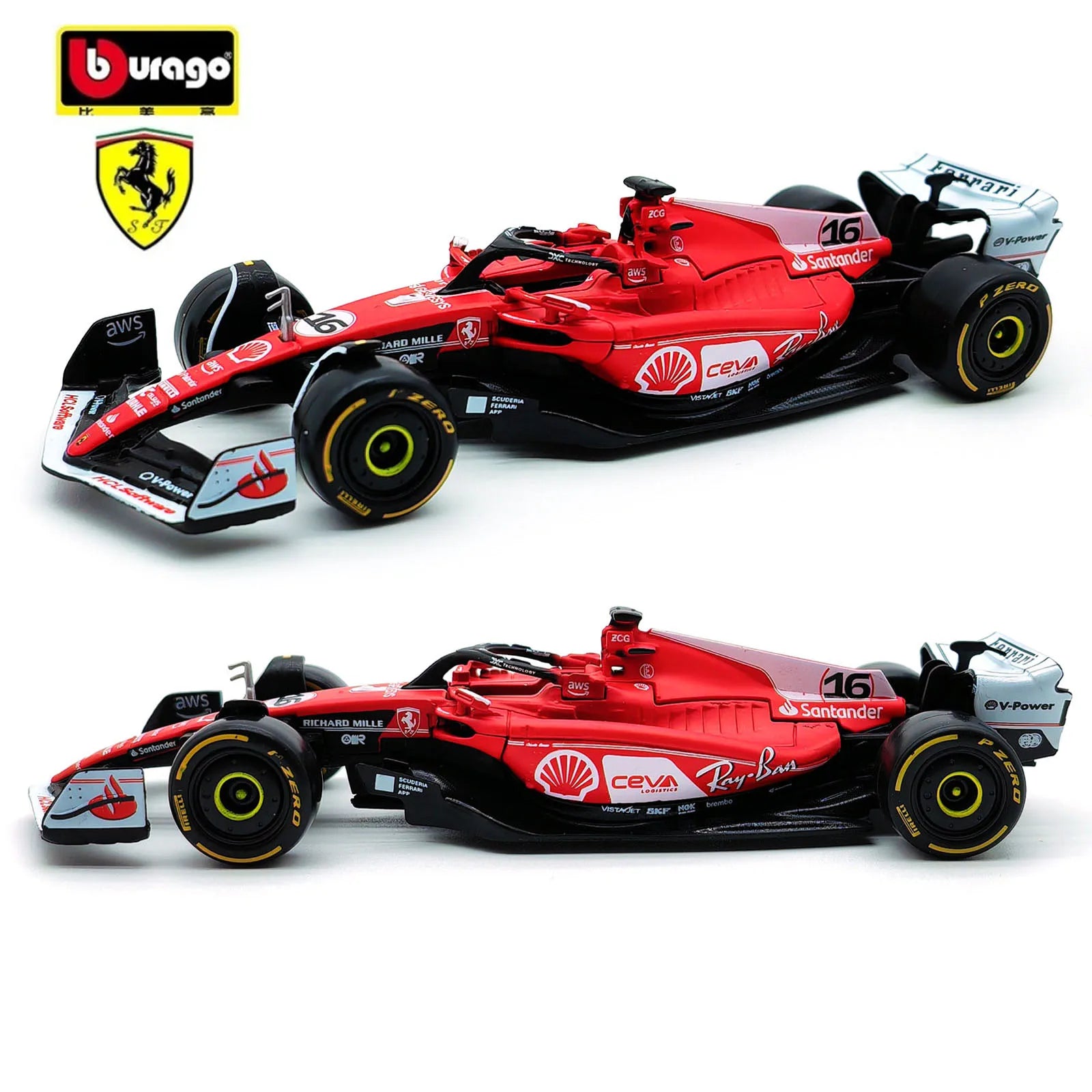 Bburago 1:43 McLaren MCL60 MCL38 Red Bull RB20 RB19  F1 Racing Formula Car Static Simulation Diecast Alloy Model Car