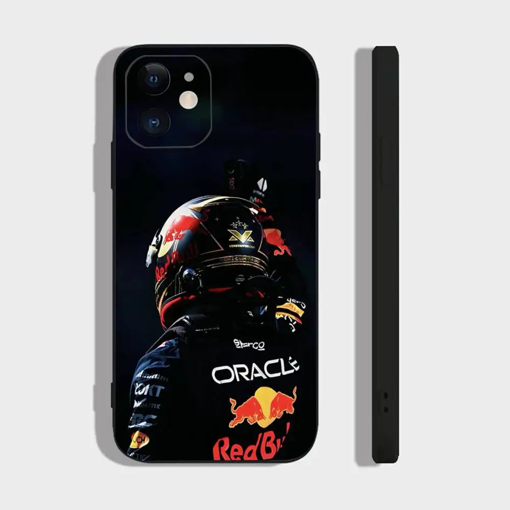 Maxs V-Verstappens F1 Phone Case For IPhone 17 Air 16 15 14 13 Pro Max 11 12 Black Silicone Cover
