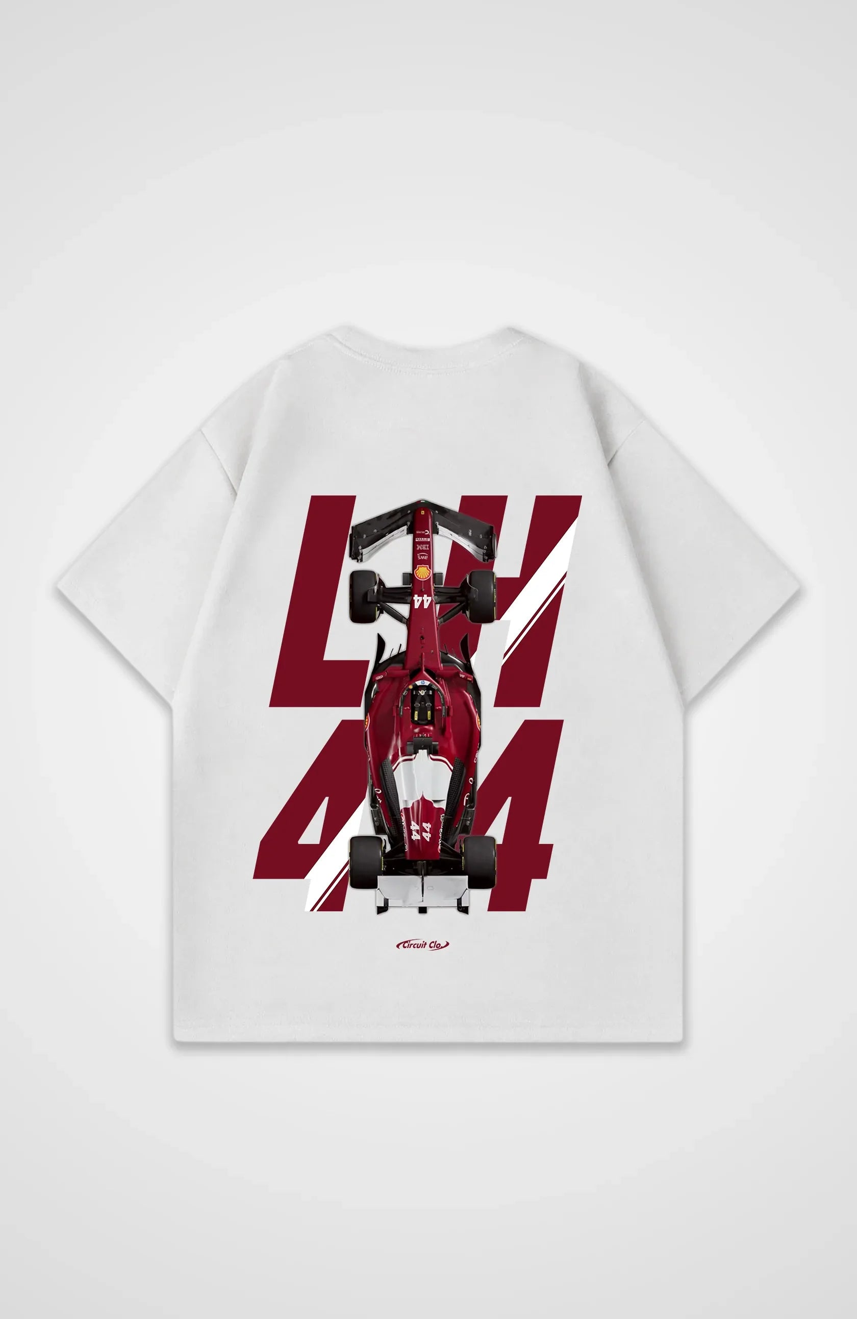 Lewis Hamilton F1 Merch Oversized Shirt Summer Men T-shirts Racer Top Classic F1 Shirt Heavy Cotton Men's Crew Neck Male T-Shirt