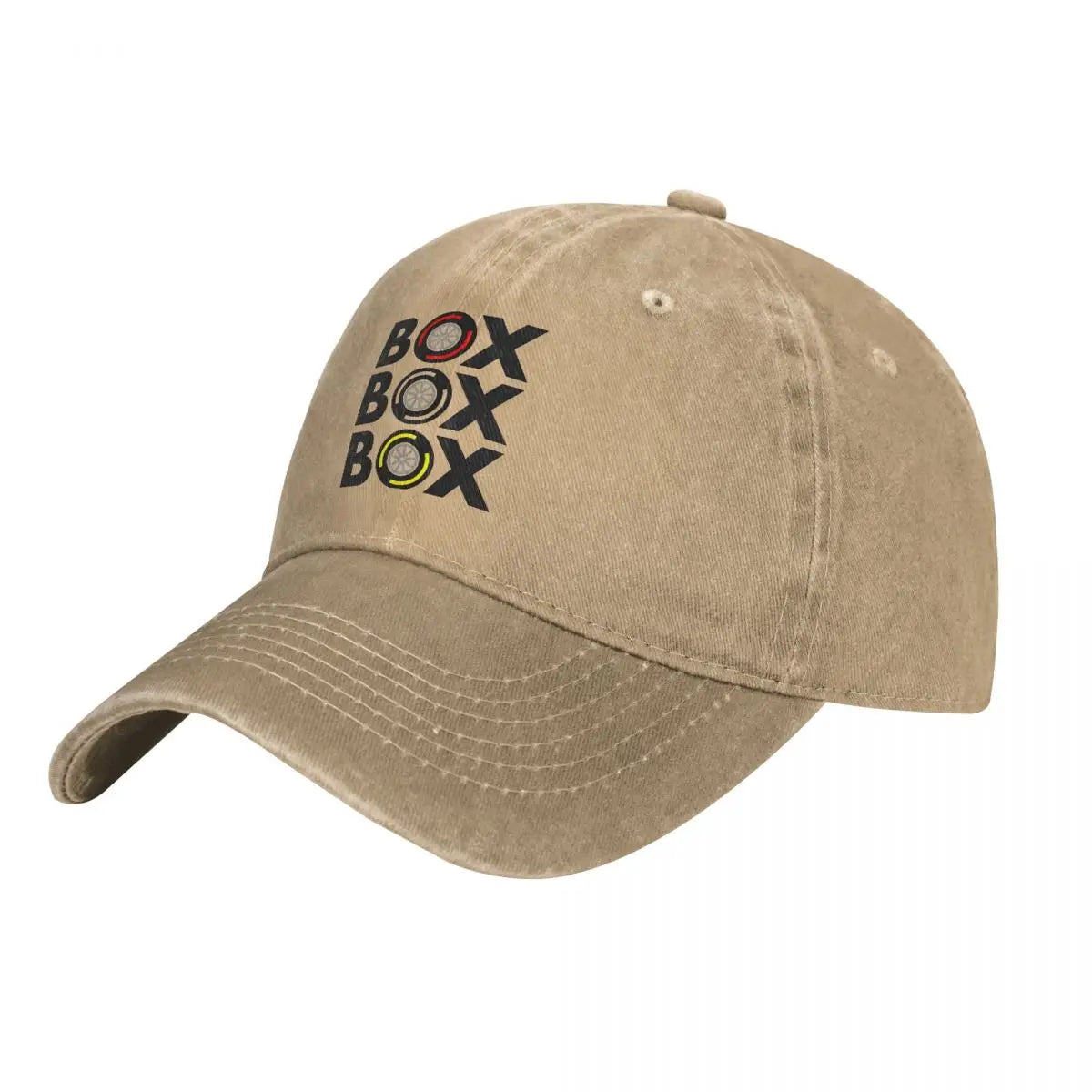 Box Box Box Men Pure Color Baseball Hats F1 Sun Visor Caps Peaked Cap
