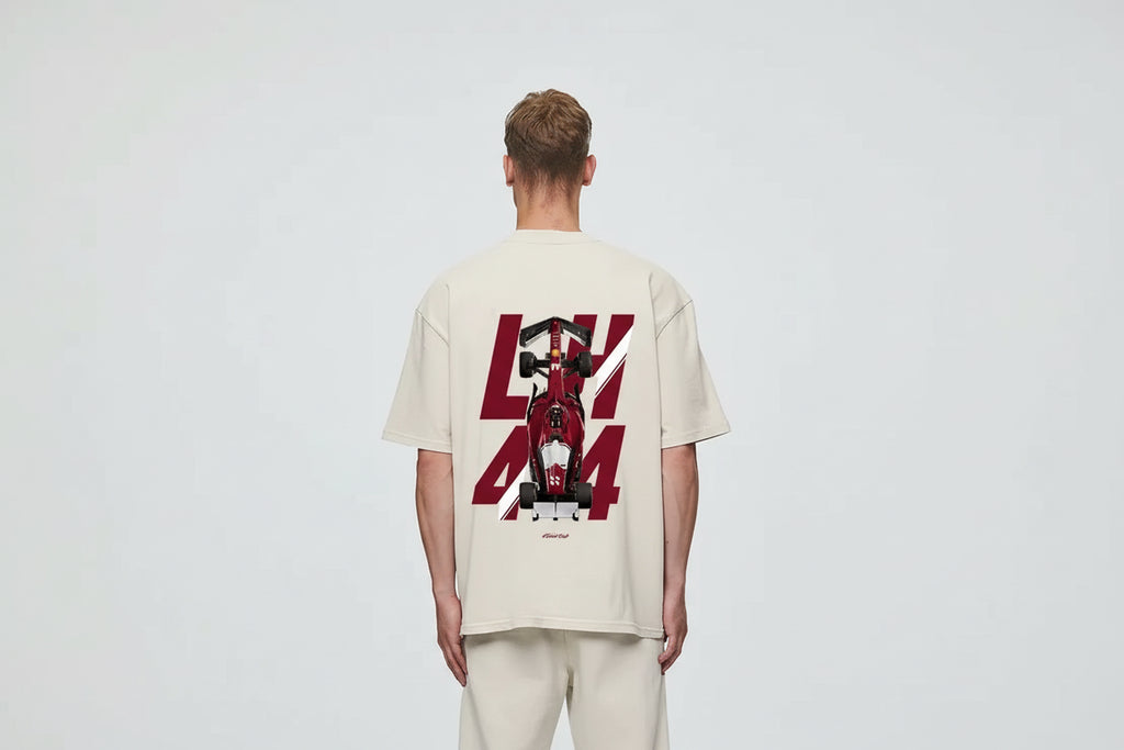 Lewis Hamilton F1 Merch Oversized Shirt Summer Men T-shirts Racer Top Classic F1 Shirt Heavy Cotton Men's Crew Neck Male T-Shirt