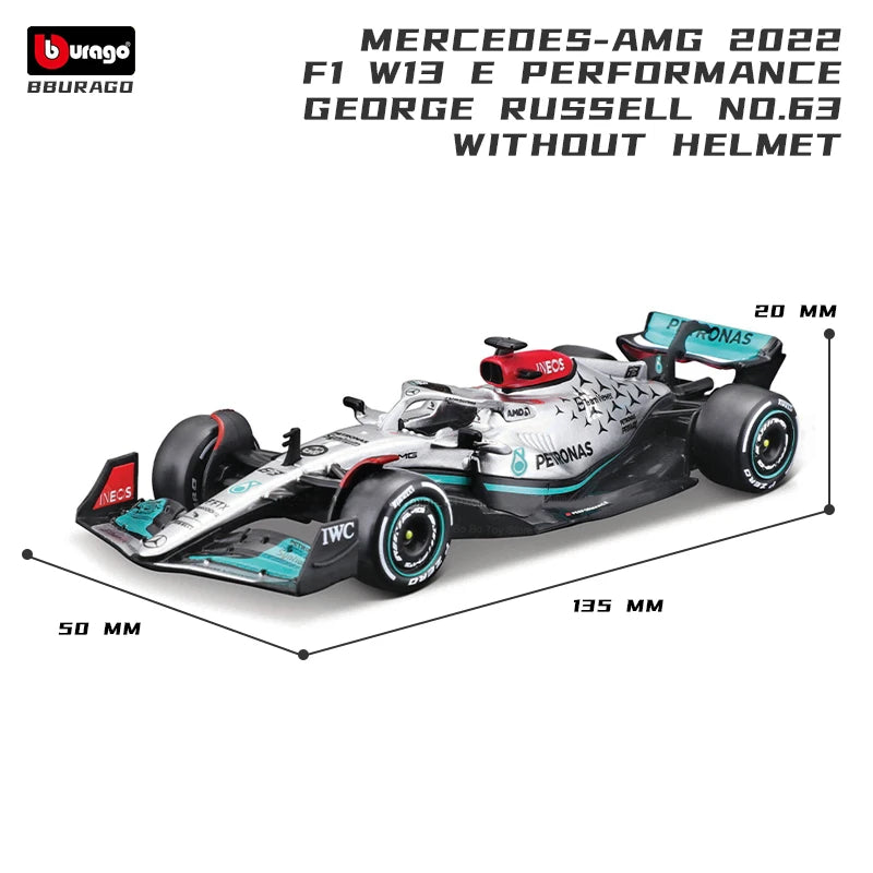 Bburago 1:43 McLaren MCL60 MCL38 Red Bull RB20 RB19  F1 Racing Formula Car Static Simulation Diecast Alloy Model Car