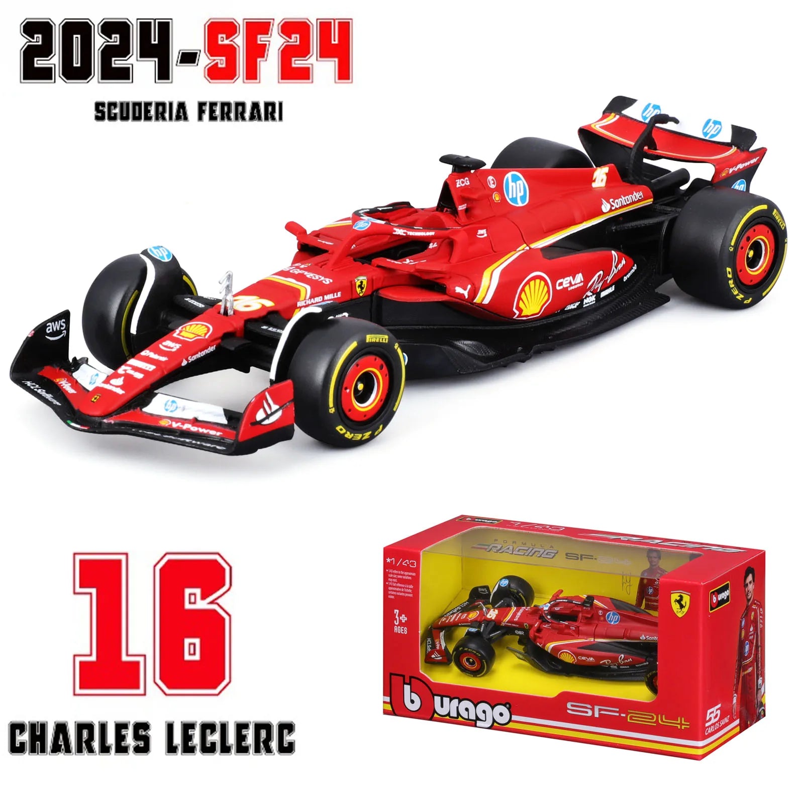 Bburago 1:43 McLaren MCL60 MCL38 Red Bull RB20 RB19  F1 Racing Formula Car Static Simulation Diecast Alloy Model Car