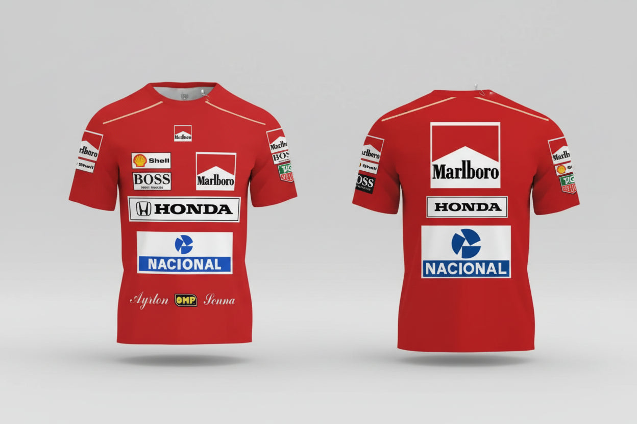 Ayrton Senna Honda Racing T-Shirt