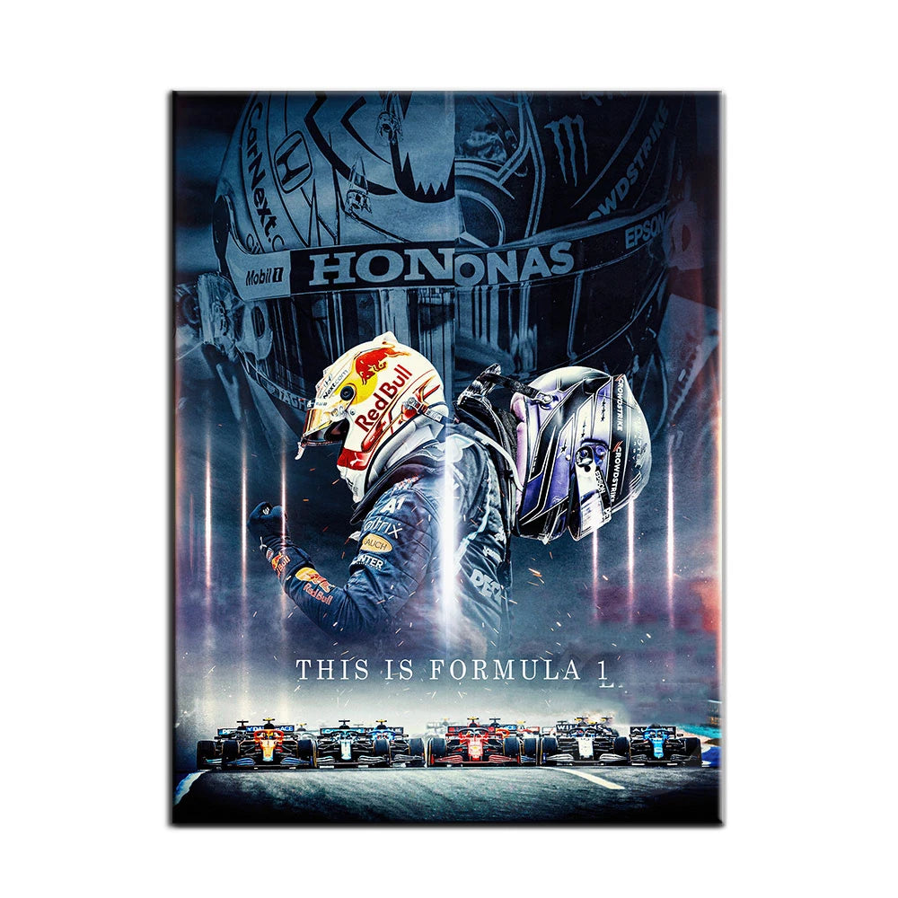 F1 Racing Car Art