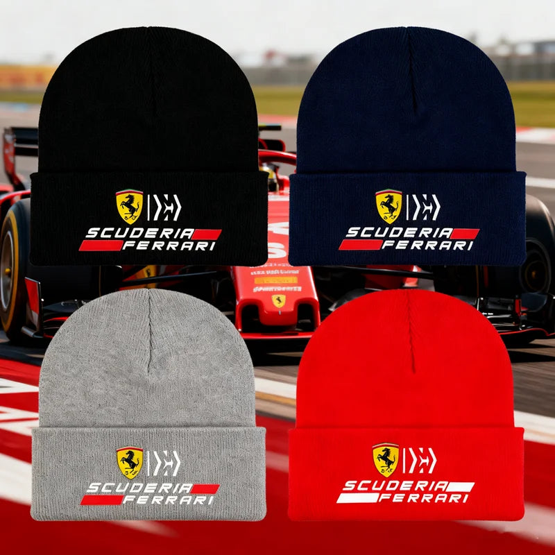 Ferrari F1 Racing Knitted Beanie